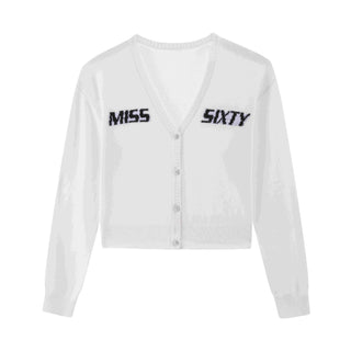 Miss Sixty Logo cropped Cardigan