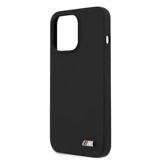 BMW Hard Silicone Case With Metal Logo - iPhone 13 Pro