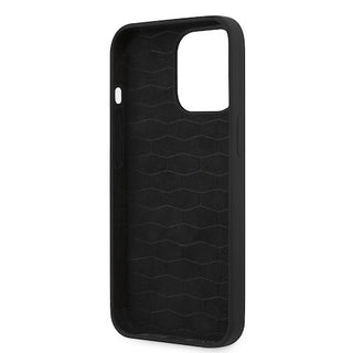 BMW Hard Silicone Case With Metal Logo - iPhone 13 Pro