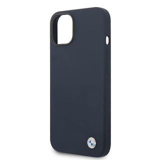 BMW Hard Silicone Case With Metal Logo - iPhone 14 Plus