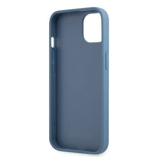 Guess Pc/Tpu 4G Pu Case With Bottom Stripe Metal Logo - iPhone 13