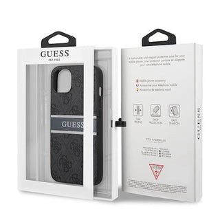 Guess 4G Pu Case With Printed Stripe - iPhone 14 Plus