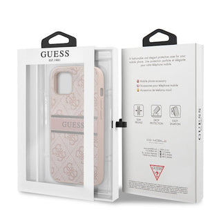 Guess 4G Pu Case With Printed Stripe - iPhone 14 Plus