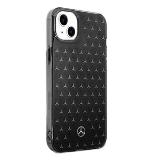 Mercedes Double Layer Pc/ Tpu Case Star Pattern Large - iPhone 14 Plus