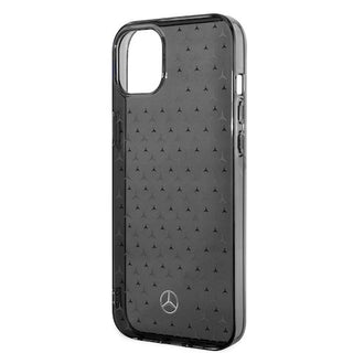 Mercedes Double Layer Pc/ Tpu Case Star Pattern Large - iPhone 14 Plus