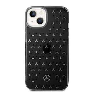 Mercedes Double Layer Pc/ Tpu Case Star Pattern Large - iPhone 14