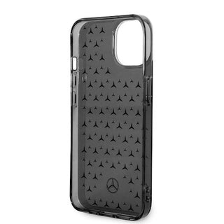 Mercedes Double Layer Pc/ Tpu Case Star Pattern Large - iPhone 14